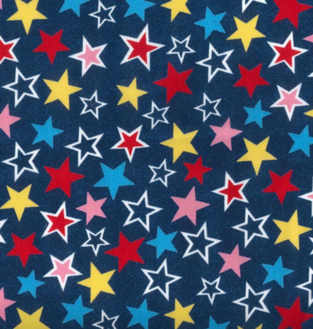 Lollipop Star 42 Inch Cotton Poplin Pre Order